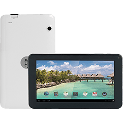 Ficha técnica e caractérísticas do produto Tablet ICC Styllus 705W 8GB Wi-Fi 7" Dual Core Android 4.2 Branco + Capa