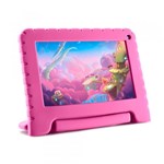 Tablet Kid Pad Lite Multilaser 7 Pol. 8GB Quad Core Android 8.1 Rosa NB303