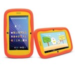 Ficha técnica e caractérísticas do produto Tablet Kids Dazz DZ-6968 Amarelo com Tela 7", Suporte à Modem 3G, Wi-Fi, Android 4.1, Câmera VGA, Processador de 1.0 GHz e Capa Protetora Laranja