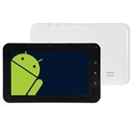 Ficha técnica e caractérísticas do produto Tablet Lenoxx Sound TB 100B com Tela 7", 8GB, Câmera, Wi-Fi, Slot para Cartão e Android 4.0 – Branco