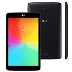 Ficha técnica e caractérísticas do produto Tablet LG G Pad V490 Preto com Tela IPS de 8", 4G, 16GB, Android 4.4, Câmera 5MP, Wi-Fi, Bluetooth e Processador Quad Core de 1.2 GHz