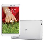 Ficha técnica e caractérísticas do produto Tablet LG G Pad V500 com Tela de 8.3", 16 GB, Câmera 5 MP, Wi Fi, Bluetooth, Processador Snapdragon S4 1.7 GHz Quad Core - Branco/Prata