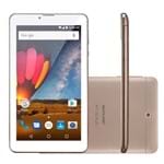 Ficha técnica e caractérísticas do produto Tablet M7 3G Plus 7" QC Dourado NB272 - Multilaser