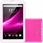 Tablet M9 3G Rosa Dual Chip Celular WIFI Tela 9 Multilaser