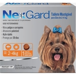 Ficha técnica e caractérísticas do produto Tablet mastigáveis NexGard antipulgas e carrapatos para cães de 2 a 4 Kg 11,3mg