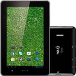 Ficha técnica e caractérísticas do produto Tablet Multilaser com TV Digital NB046 4GB Wi-fi Tela 7" Android 4.0 Processador 1.2 GHz - Preto