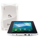 Ficha técnica e caractérísticas do produto Tablet Multilaser Diamond Lite NB042 com Tela 7", 4GB, Câmera 1.3MP, Slot para Cartão, Wi-Fi, Suporte à Modem 3G e Android 4.0 - Branco