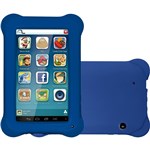 Ficha técnica e caractérísticas do produto Tablet Multilaser Kid Pad NB 194 Quad Core 8GB Tela 7" Android 4.4 - Azul