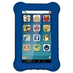 Ficha técnica e caractérísticas do produto Tablet Multilaser Kid Pad NB195 com Tela 7", 8GB, Câmera 2MP, Wi-Fi, Android 4.4 e Suporte à Modem 3G - Azul