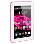Ficha técnica e caractérísticas do produto Tablet Multilaser M7s - Tela 7, Android 4.4, Quad Core 1.2GHz, Câmera, 8GB, Wi-Fi - NB186 Rosa