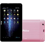 Ficha técnica e caractérísticas do produto Tablet Philco com TV Digital 7ETV-R711A 8GB Wi-fi Tela 7" Android 4.2 Processador Cortex A7 Dual-core 1.0 GHz - Rosa