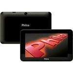 Ficha técnica e caractérísticas do produto Tablet Philco com TV Digital PH7ITV-P711A4.2 8GB Wi-Fi Tela HD 7" Android 4.2 Processador Cortex A7 Dual-Core 1.2Ghz - Preto