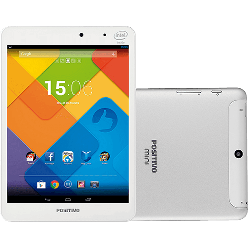Tablet Positivo Mini Quad 8GB Wi-Fi Tela 7.85" Android 4.2 Processador Intel Atom Quad Core 1.8 Ghz - Branco