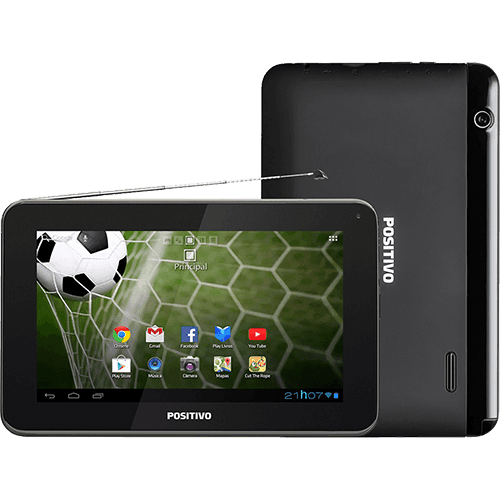Tablet Positivo T701 com TV Digital 8GB Wi-Fi Tela 7" Android 4.2 Processador Cortex A9 Dual-core 1.0 GHz
