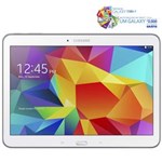 Ficha técnica e caractérísticas do produto Tablet Samsung Galaxy Tab 4 com Tela 10.1” T530N, 16GB, Processador Quad Core 1.2 Ghz, Câmera 3MP, Wi-Fi, GPS e Android 4.4 - Branco