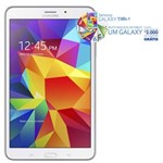 Ficha técnica e caractérísticas do produto Tablet Samsung Galaxy Tab 4 com Tela 8” T331N, 3G, 16GB, Processador Quad Core 1.2 Ghz, Câmera 3MP, Wi-Fi, GPS e Android 4.4 - Branco