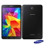 Ficha técnica e caractérísticas do produto Tablet Samsung Galaxy Tab 4 Preto com 8", Wi-Fi, Android 4.4, Processador Quad-Core 1.2 GHz e 16 GB