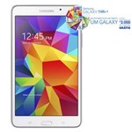 Ficha técnica e caractérísticas do produto Tablet Samsung Galaxy Tab 4 T230 com Tela 7”, TV Digital, 8GB, Processador Quad Core 1.2 Ghz, Câmera 3MP, Wi-Fi, GPS e Android 4.4 - Branco - Tablet S