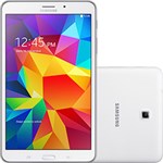 Ficha técnica e caractérísticas do produto Tablet Samsung Galaxy Tab 4 T331 16GB Wi-fi + 3G Tela TFT HD 8" Android 4.4 Processador Qualcomm Quad-core 1.2 GHz - Branco