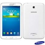 Ficha técnica e caractérísticas do produto Tablet Samsung Galaxy Tab 3 Branco com 7", 3G, Android 4.1, Processador Dual Core 1.2 GHz e 08 GB