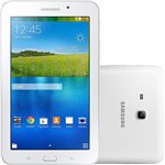 Ficha técnica e caractérísticas do produto Tablet Samsung Galaxy Tab e T113 8GB Wi-Fi Tela 7" Android 4.4 Processador Quad Core 1.3GHz - Branco