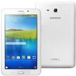 Ficha técnica e caractérísticas do produto Tablet Samsung Galaxy Tab e T116B", 3G Android 4.4 Quad Core 1.3GHz 8GB Câmera 2.0MP Tela ", Branco