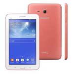 Ficha técnica e caractérísticas do produto Tablet Samsung Galaxy Tab 3 Lite SM-T110N Rosa com Tela 7”, Wi-Fi, 8GB, Processador Dual Core de 1.2GHz, Câmera 2MP, AGPS, Bluetooth e Android 4.2