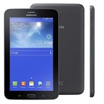 Ficha técnica e caractérísticas do produto Tablet Samsung Galaxy Tab 3 Lite SMT111M Preto com Tela 7”, Wi-Fi, 3G, 8GB, Processador Dual Core de 1.2GHz, Câm. 2MP, AGPS, Bluetooth e Android 4.2