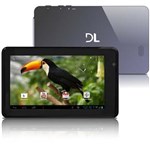 Ficha técnica e caractérísticas do produto Tablet Smart DL HD7 com 4GB, Wi-Fi, Tela 7", Câmera 2MP, Cabo USB, Slot para Cartão e Android 4.0 - Chumbo