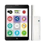 Tablet TabFácil DL Tela 7.85 Polegadas 3G Wi-Fi 8GB Quad Core TX385BRA Branco