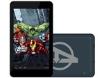 Tablet Tectoy Avengers 8GB Tela 7” Wi-Fi Android - Proc. Quad Core Câmera 2MP + Frontal