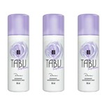 Ficha técnica e caractérísticas do produto Tabu Segredos Desodorante Spray 90ml (Kit C/03)