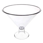 Ficha técnica e caractérísticas do produto Taça de Acrílico Martini Três Triângulos