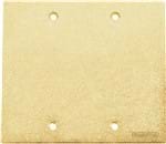 Ficha técnica e caractérísticas do produto Tampa Cega para Caixa de Piso 4x4 Dourada
