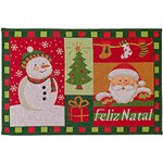 Ficha técnica e caractérísticas do produto Tapete Alegria do Natal 48x70cm - Santini Christmas