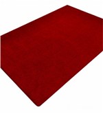 Ficha técnica e caractérísticas do produto Tapete Angora Sl. Liso 1,00 X 1,50 - Jolitex - Vermelho