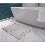Ficha técnica e caractérísticas do produto Tapete Banho Levitare Tranquilidade 70x50 Cm Branco