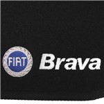 Ficha técnica e caractérísticas do produto Tapete Carpete Brava Preto 1997 a 2003 Logo Bordado 2 Lados Dianteiro