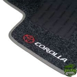 Ficha técnica e caractérísticas do produto Tapete Carpete Corolla 2013/ 5pc Grafite-