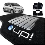 Ficha técnica e caractérísticas do produto Tapete Carpete do Volkswagen Up! Preto com Trava Segurança