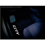Ficha técnica e caractérísticas do produto Tapete Carpete Honda City 2015 2016 Personalizado Preto com Logo - 5 Peças