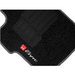 Ficha técnica e caractérísticas do produto Tapete Carpete New Civic 2013 Grafite Personalizado (3 Peças)
