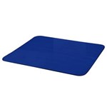 Ficha técnica e caractérísticas do produto Tapete Casaborda Multiuso Liso 150x100 Cm - Azul