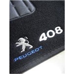 Ficha técnica e caractérísticas do produto Tapete com Logo Bordado Peugeot 408 2011 em Diante - 5 Peças