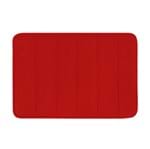 Ficha técnica e caractérísticas do produto Tapete de Banheiro Antiderrapante Cocoon Plástico Vermelho 40x60cm Sensea