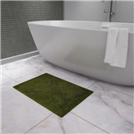 Ficha técnica e caractérísticas do produto Tapete de Banheiro Chenille Verde 50x70cm - Etna
