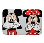 Tapete de Banheiro Mickey e Minnie Tecido Multicolorido 0,2x60x40cm Mabruk