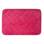 Ficha técnica e caractérísticas do produto Tapete de Banheiro Soft Memory Foam 40 X 60 Cm Pink
