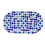 Ficha técnica e caractérísticas do produto Tapete de Box Banheiro Aqua Print Colorful Bella Casa 68,5cmx38cm Colorido