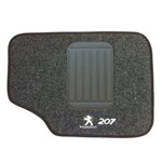 Ficha técnica e caractérísticas do produto Tapete de Carpete Peugeot 207 Passion Personalizado